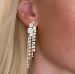 Caroline Svedbom Örhängen-Amy Earrings/Crystal