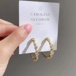 Caroline Svedbom Örhängen-Antonia Loop Earrings