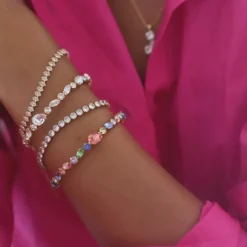 Caroline Svedbom Armband-Crystal Navette Bracelet/Crystal