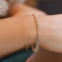 Caroline Svedbom Armband-Crystal Navette Bracelet/Crystal
