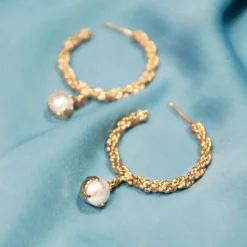 Caroline Svedbom Örhängen-Elena Earrings/Pearl
