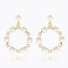 Caroline Svedbom Örhängen-Eternity Pearl Earrings/Pearl + Crystal