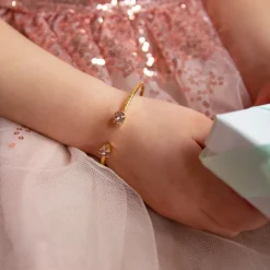 Caroline Svedbom Armband-Flower Girl Bracelet/Vintage Rose (Children Size)