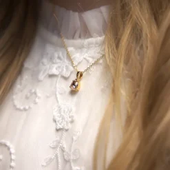 Caroline Svedbom Halsband-Flower Girl Necklace/Vintage Rose (Children Size)