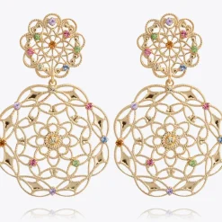Caroline Svedbom Örhängen-Gardenia Earrings/Rainbow Combo