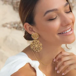 Caroline Svedbom Örhängen-Gardenia Earrings/Rainbow Combo