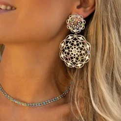 Caroline Svedbom Örhängen-Gardenia Earrings/Rainbow Combo