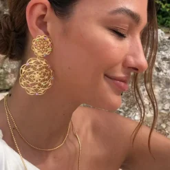 Caroline Svedbom Örhängen-Gardenia Earrings/Rainbow Combo