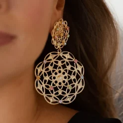 Caroline Svedbom Örhängen-Gardenia Earrings/Rainbow Combo