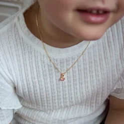 Caroline Svedbom Halsband-Girls Necklace/Light Rose (Children Size)