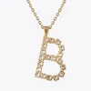 Caroline Svedbom Halsband-Letter Necklace B/Crystal