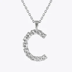 Caroline Svedbom Halsband-Letter Necklace C/Crystal