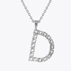 Caroline Svedbom Halsband-Letter Necklace D/Crystal