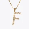 Caroline Svedbom Halsband-Letter Necklace F/Crystal