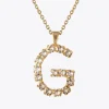 Caroline Svedbom Halsband-Letter Necklace G/Crystal