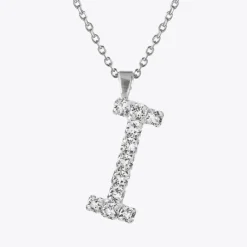 Caroline Svedbom Halsband-Letter Necklace I/Crystal