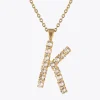 Caroline Svedbom Halsband-Letter Necklace K/Crystal