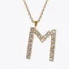 Caroline Svedbom Halsband-Letter Necklace M/Crystal