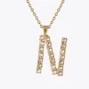 Caroline Svedbom Halsband-Letter Necklace N/Crystal