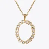 Caroline Svedbom Halsband-Letter Necklace O/Crystal