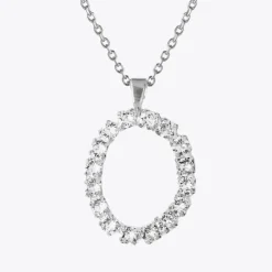 Caroline Svedbom Halsband-Letter Necklace O/Crystal