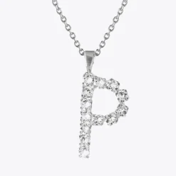 Caroline Svedbom Halsband-Letter Necklace P/Crystal