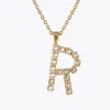 Caroline Svedbom Halsband-Letter Necklace R/Crystal