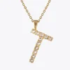 Caroline Svedbom Halsband-Letter Necklace T/Crystal