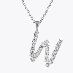 Caroline Svedbom Halsband-Letter Necklace W/Crystal