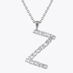 Caroline Svedbom Halsband-Letter Necklace Z/Crystal
