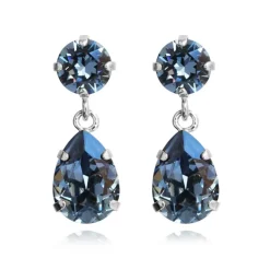 Caroline Svedbom Örhängen-Mini Drop Earrings/Denim Blue