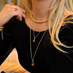 Caroline Svedbom Halsband-Mini Drop Necklace
