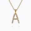 Caroline Svedbom Halsband-Mini Letter Necklace A/Crystal