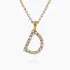 Caroline Svedbom Halsband-Mini Letter Necklace D/Crystal