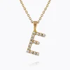 Caroline Svedbom Halsband-Mini Letter Necklace E/Crystal