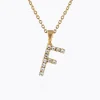 Caroline Svedbom Halsband-Mini Letter Necklace F/Crystal