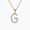 Caroline Svedbom Halsband-Mini Letter Necklace G/Crystal