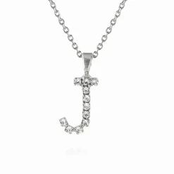 Caroline Svedbom Halsband-Mini Letter Necklace J/Crystal