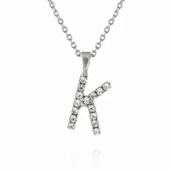 Caroline Svedbom Halsband-Mini Letter Necklace K/Crystal