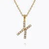 Caroline Svedbom Halsband-Mini Letter Necklace X/Crystal