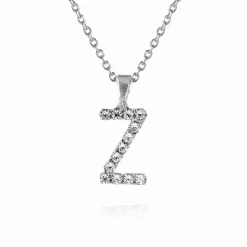 Caroline Svedbom Halsband-Mini Letter Necklace Z/Crystal