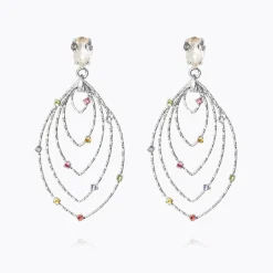 Caroline Svedbom Örhängen-Mini Lotus Earrings/Rainbow Combo