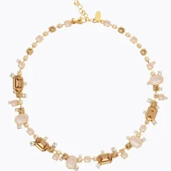 Caroline Svedbom Halsband-Mini Noora Necklace/Topaz Combo