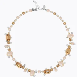 Caroline Svedbom Halsband-Mini Noora Necklace/Topaz Combo