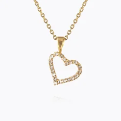 Caroline Svedbom Halsband-Mini Sweetheart Necklace/Crystal