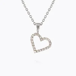 Caroline Svedbom Halsband-Mini Sweetheart Necklace/Crystal