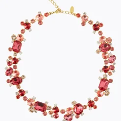 Caroline Svedbom Halsband-Noora Necklace/Mulberry Red Combo