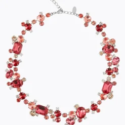 Caroline Svedbom Halsband-Noora Necklace/Mulberry Red Combo