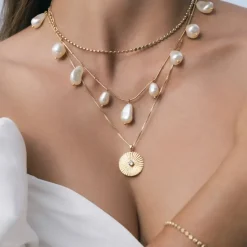 Caroline Svedbom Halsband-Odessa Necklace/Crystal