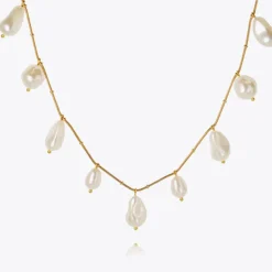 Caroline Svedbom Halsband-Olympia Necklace/Pearl